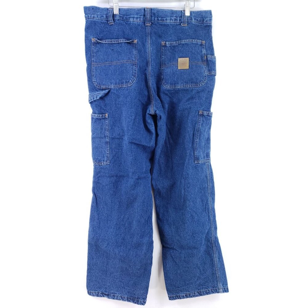 Bear River Men's Size 36/32 Flannel Lined Denim Jeans - Picture 2 of 10